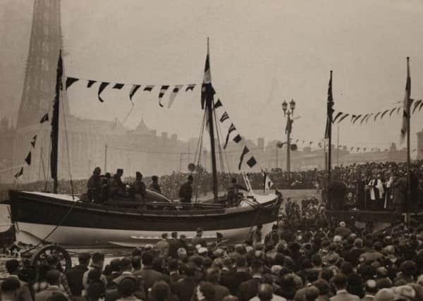 1937
How it all began
Sarah Ann Austin after being christened by Duke of Kent, Blackpool lifeboat