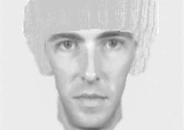 Evofit of a man police would like to speak to about a robbery at Spencer Court in Blackpool on July 11 2016