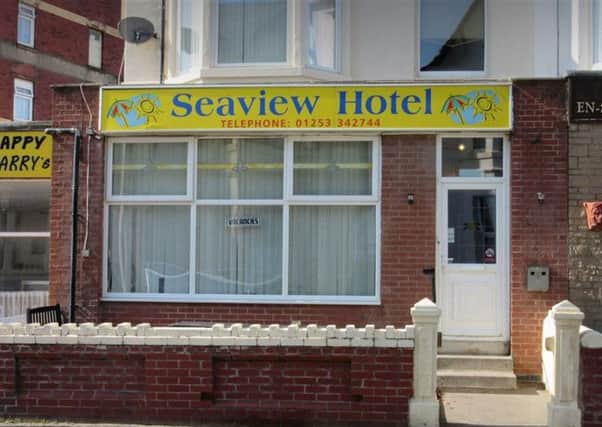 Seaview Hotel on Dean Street,Blackpool