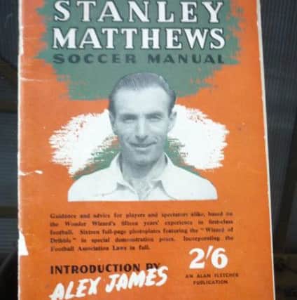Stanley Matthews Soccer Manual up for auction