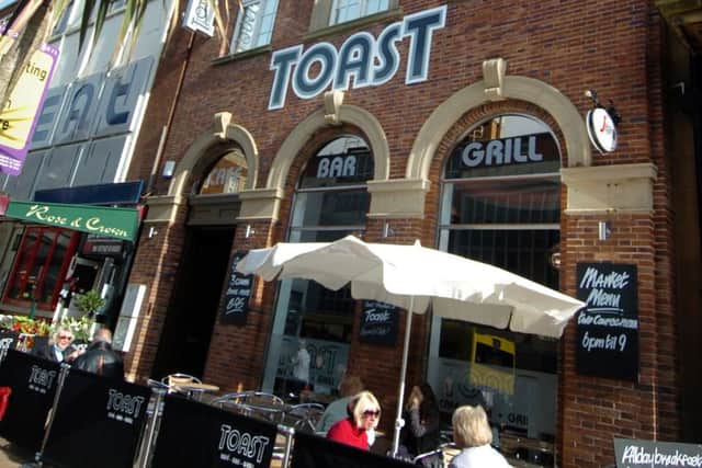 Toast on Corporation Street, Blackpool.