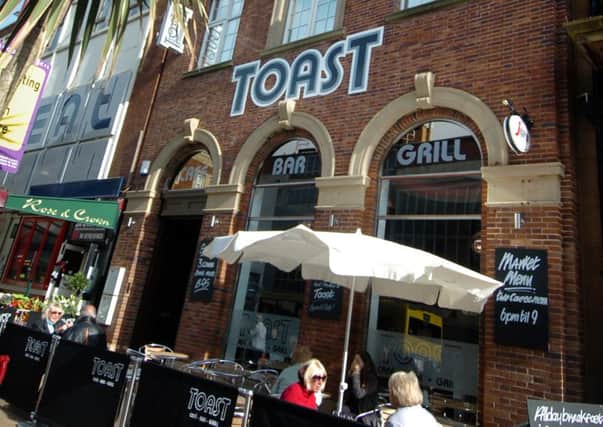 Toast on Corporation Street, Blackpool.