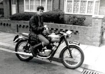 Travel writer Steve Starling as a teenager in Blackpool