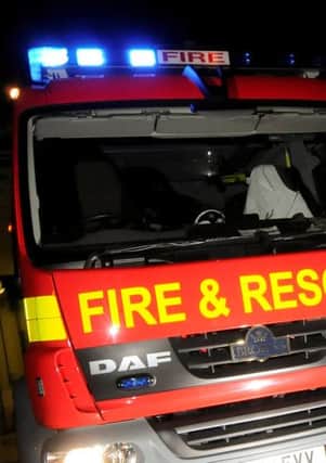 Fire fighters were called out to a bin fire in Fleetwood.