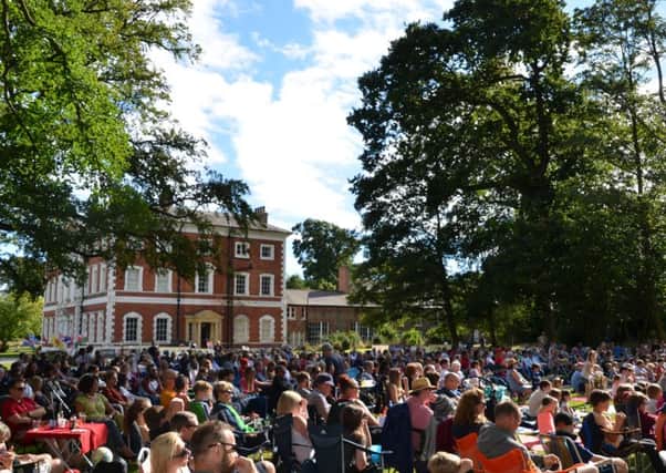 The audience for Illyria's performance of Danny Champion of the World at Lytham Hall