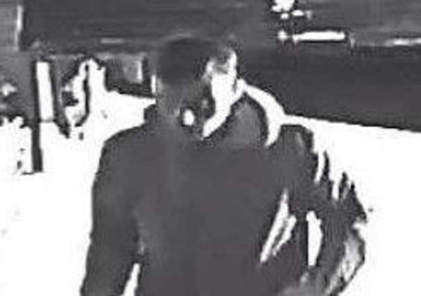 Police want to speak to this man after a spate of break-ins and thefts within a four-hour period