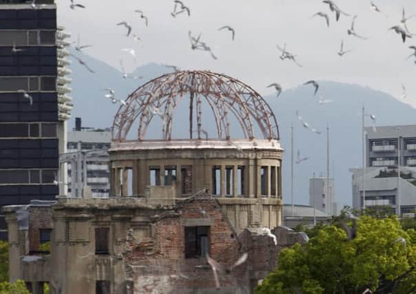 A stark reminder of the devastation caused by nuclear weapons in Hiroshima, Japan