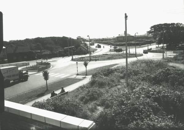 An archive picture of the roundabout at the junction of Devonshire Road, Red Bank Road, and Bispham Road, in the 1950s. Has the Highway Code changed since it was built?