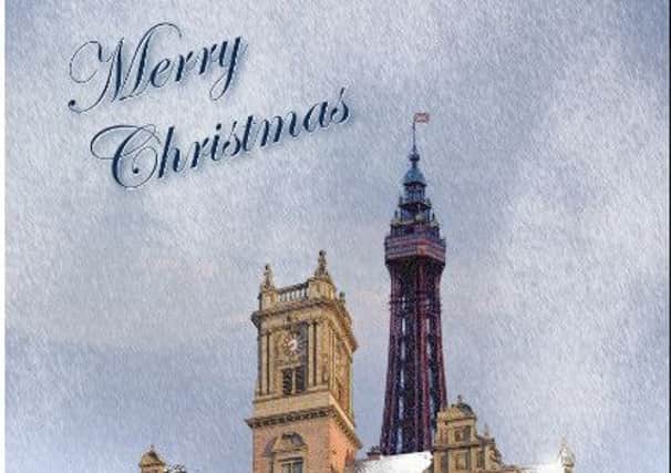 Last years festive Christmas card by Blackpool Council