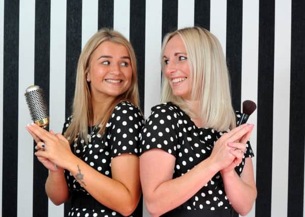 Photo Neil Cross
Sisters Cally Wheatbury and  Vicky Jacob have opened a new hair and beauty salon in Elswick