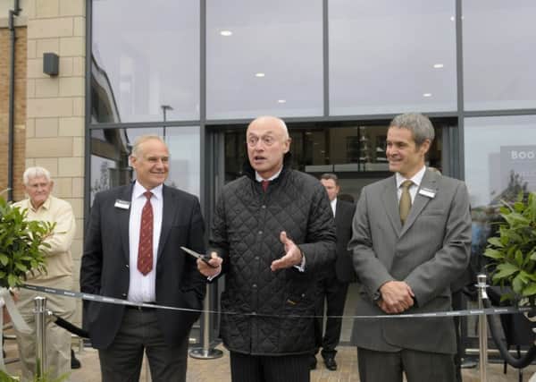 Booths chairman Edwin Booth at the opening of the St Annes store