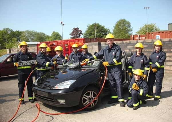 Blackpool fire cadets