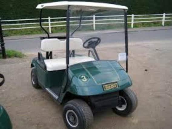 One of the buggies stolen (Pic: Fylde Police/Facebook)