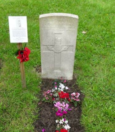 The grave of Private George Flook at St Annes Parish Church