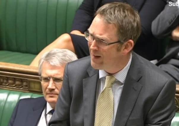 Mr Maynard spoke from the despatch box for the first time this week
