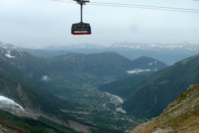 Watching the news unfold about the rescue taking place of people trapped in cable cars over Mont Blank, reminded us of the time we went up the Aquille-du-Midi cable car from Chamonix. The views were magnificent and an experience never to be forgotten. Even the creaking of the glacier as it slowly travelled down the mountain! Just glad it wasn't us trapped up there!
Graham Archer Chorley
