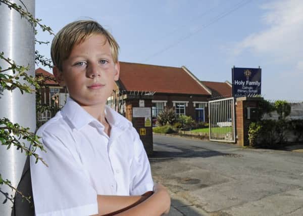 Nine-year-old Oliver McGonigle won an acting role in a television advert but Holy Family Catholic Primary School will not give him the 2 days off required for filming