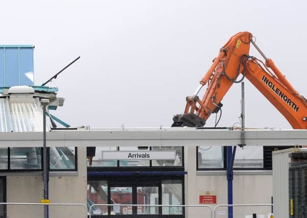 Blackpool Airport's terminal has been demolished