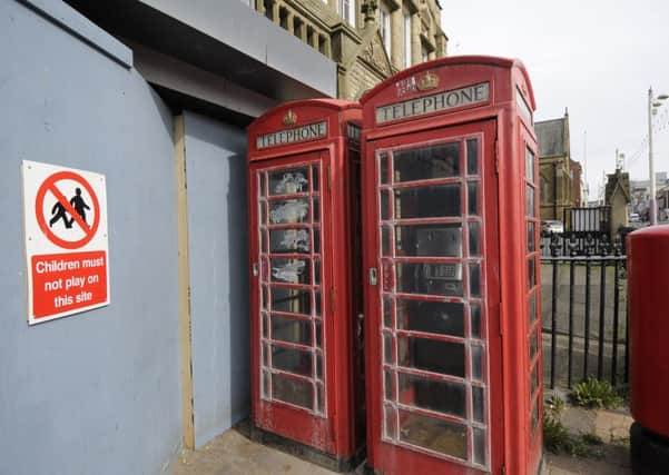 Public telephones on Talbot Road,Blackpool
