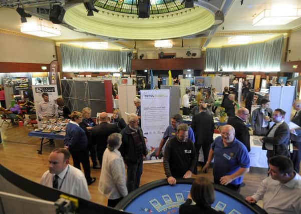 Wyre business expo at the Marine Hall in 2015