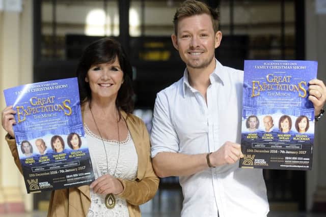 Adam Rickitt and Maureen Nolan are starring in this year's production of Great Expectations at the Winter Gardens