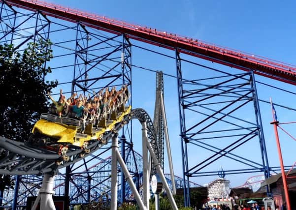 An artist's impression of the new coaster set for Blackpool