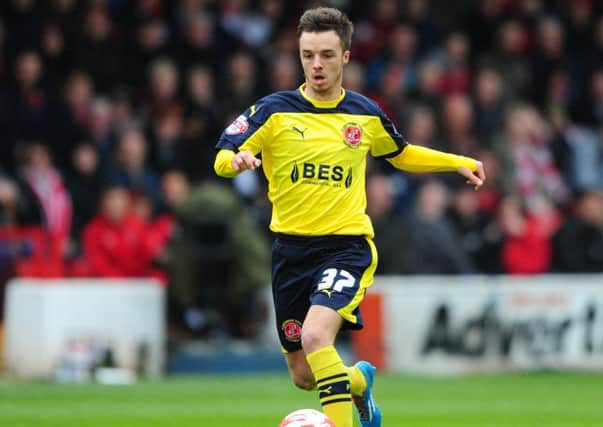 Stefan Scougall in action for Town at Walsall last season
