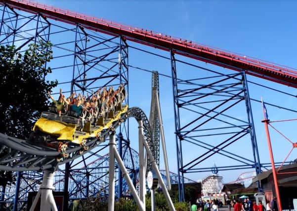 An artist's impression of the new coaster set for Blackpool