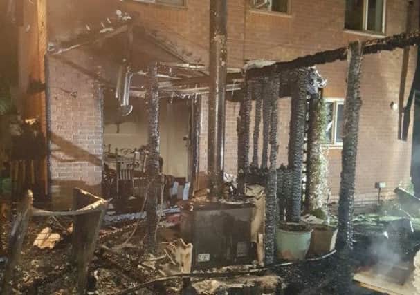 Saturday's fierce blaze prompted a safety warning (Pic: Blackpool Fire Station/Twitter)