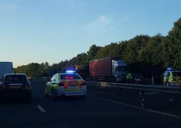 Crash on M61 near Chorley