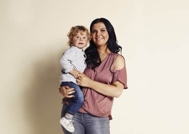 MTV's Teen Mom Press Shots, Season One, airing late 2016 
Amber Butler, with Brooklyn
Pic: Leigh Keily