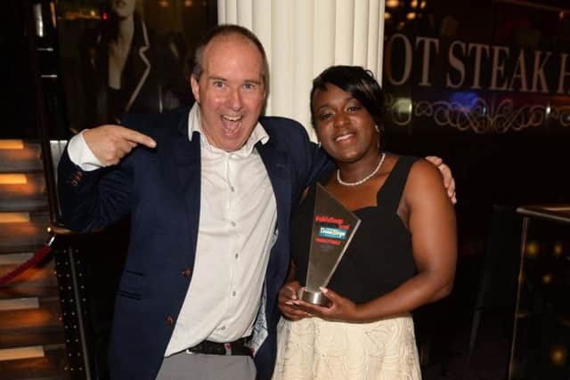 Photographer Dave Nelson and Eastenders star, Tameka Empson