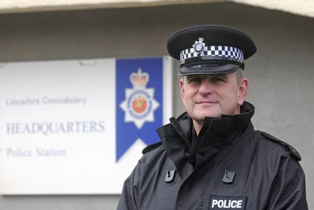 Chief Inspector Lee Wilson at Blackpool Police Station