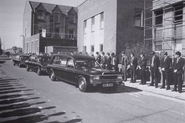 Frank Holgate's funeral, 1981