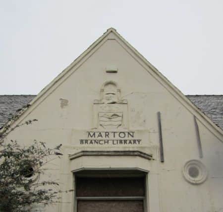 Marton Library was starting to become an eyesore after its closure. Pictured here in 2012