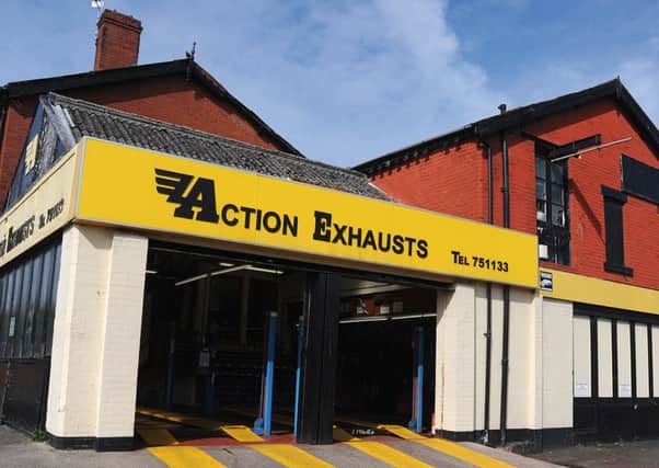 The former Action Exhaust Centre on George Street, Blackpool