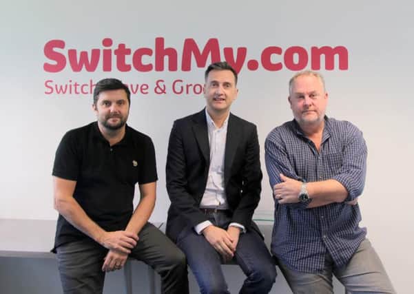 Left to right:  Simon Iredale, Anthony Mayall and Steve Ormand of Switchmy.com