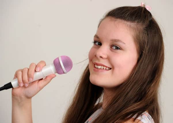 Neve Thomas, aged 12 from Blackpool has bagged the singing role for The Snowman Tour at Blackpool Tower this Christmas. Picture by Paul Heyes, Saturday October 15, 2016.