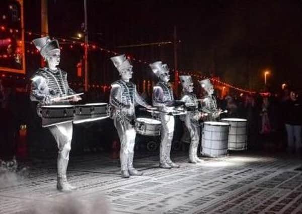 Leftcoasts Spark drummers at Lightpool