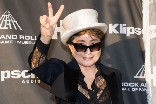 Artist Yoko Ono