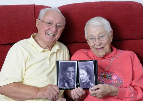 Bill and Dorothy Thompson travelled together on a train to Edinburgh recently to revisit where they met 70 years ago