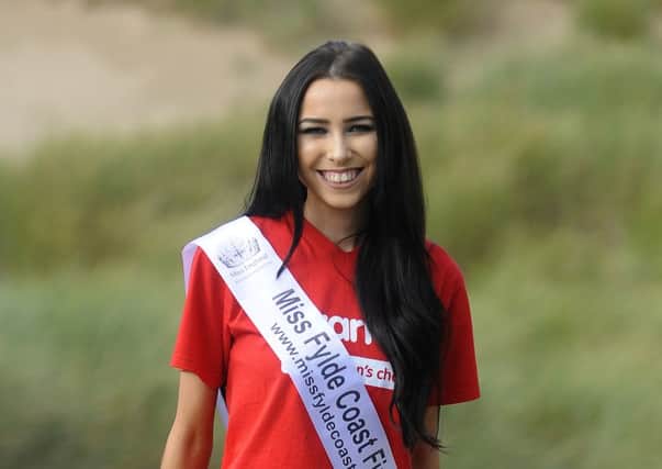 Emily Baldwin is through to the final of Miss Fylde Coast 2016