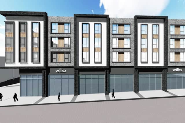 The proposed Wilko store and hotel