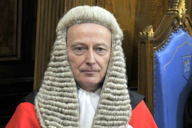 The new Recorder of Preston, Judge Mark Brown