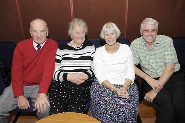 Bob Ratcliffe, Beryl Ratcliffe, Barbara Hill and Colin Hill.