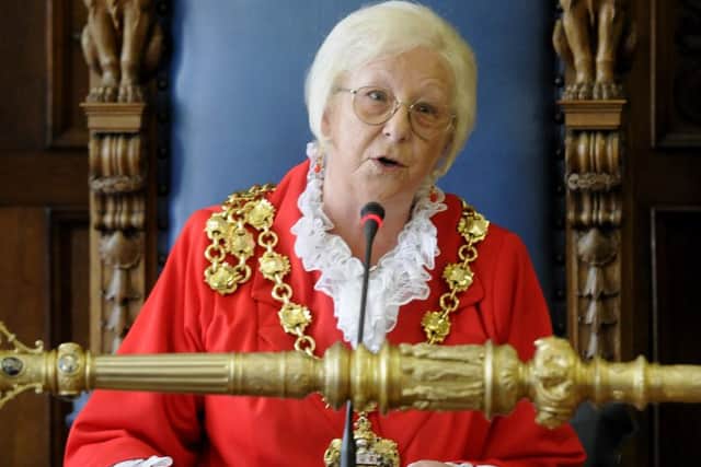 Mayor of Blackpool Coun Kath Rowson