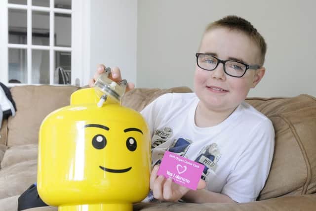 11-year-old Ollie Alderson is back home after spending 10 months in hospital
