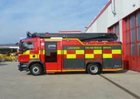 The Rosenbauer Stinger will be used to pierce roofing slates, tiles, and panels, to tackle blazes from above