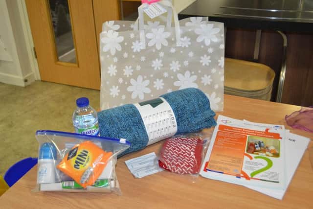 Â£5 will fund a comfort pack given to relatives whose loved ones are in their final days of life