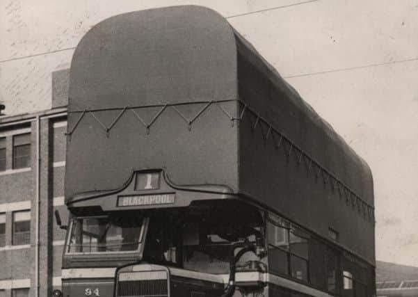 Gas-powered Blackpool Corporation bus